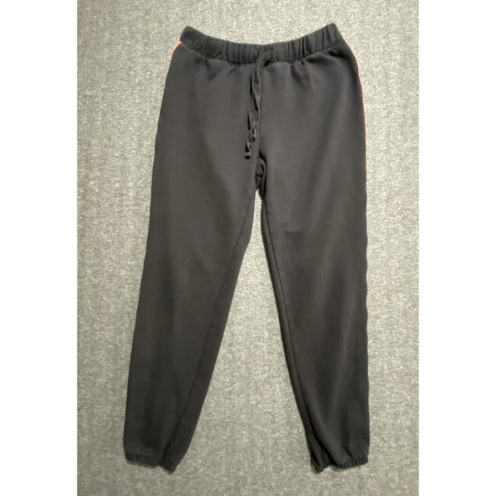 Flirtitude Womens Black Rainbow Stripe Active Jogger Pants Size S